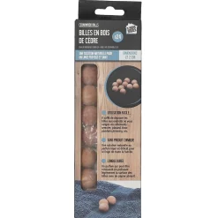 Bazar Malin|* 24 Billes Bois Cedre