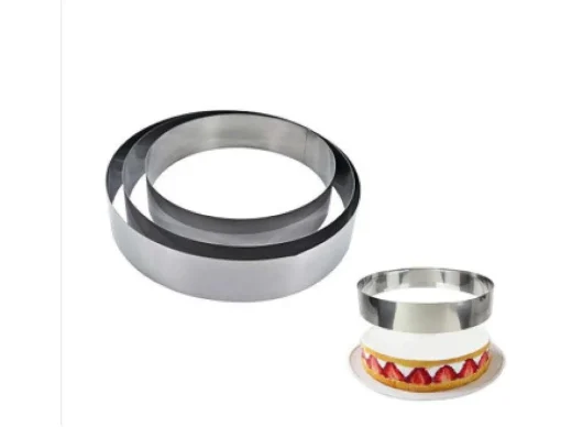 Pâtisserie|* 3 Cercles A Pâtisserie 20 24 26Cm Inox