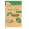 Menage|* 10 Sacs Poubelle 100L Jardin Avec Liens