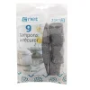 Menage|* 9 Tampons A Recurer Laine Acier