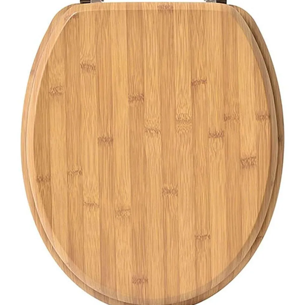 Abattants Wc|* Abattant Wc 18 Pouces Attaches Acier Inoxydable Bambou