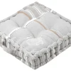 maxibazar Adelaide Coussin Sol 45X45X10Cm Naturel- Thematiques