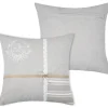 maxibazar Adelaide Coussin 40X40Cm Naturel- Thematiques