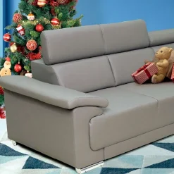 * Canapés D'Angle></noscript>Agnes Canapé Angle Reversible Taupe