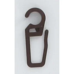 maxibazar Agrafe Plastique X 10 D20 Marron- Vitrages