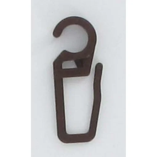 maxibazar Agrafe Plastique X 10 D20 Marron- Vitrages
