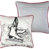 maxibazar Albertville Coussin 40X40Cm Gris Feutre- Thematiques
