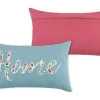 maxibazar Amaryllis Coussin 30X50Cm Bleu- Thematiques