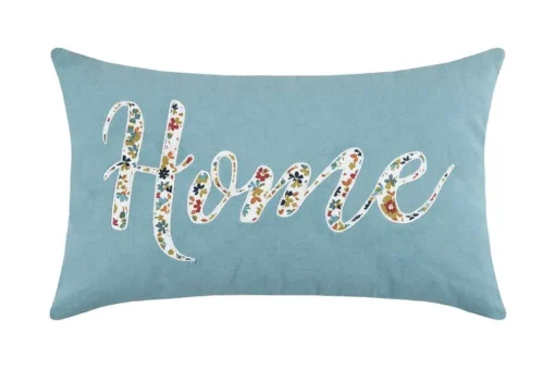 maxibazar Amaryllis Coussin 30X50Cm Bleu- Thematiques