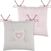 maxibazar Amelia Galette 40X40 4Pts Naturel- Galettes De Chaise
