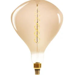Atmosphera Ampoule Led Goutte Ambree Filament Torsade E27- Ampoules Deco