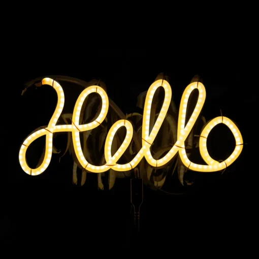 Atmosphera Ampoule Led Hello Ambre G125- Ampoules Deco