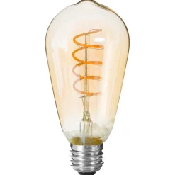 Atmosphera Ampoule Led Torsadee Ambre St64 4W- Ampoules Deco