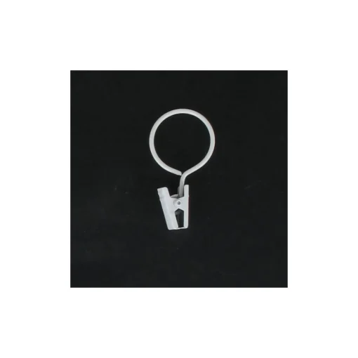maxibazar Anneau Pince X 8 Blanc- Accessoires De Penderie