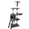 Jouets|* Arbre A Chat 4 Plateformes Et Jouets 138Cm Gris