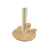 Jouets|* Arbre A Chaton Socle Tete De Chat Et Jouet 30X33Cm Ecru