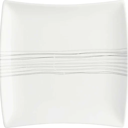 Vaisselle|Secret de Gourmet Assiette A Dessert Lignes 20X20Cm
