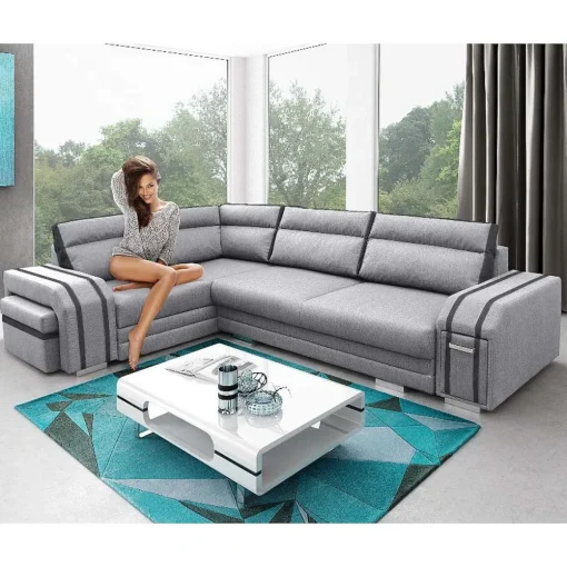 * Canapés D'Angle>Avatar Ag Conv Gris Gris I91 96