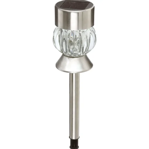 * Éclairage Et Liminaire Extérieur>Balise Solaire Inox Verre Ludel H.34Cm