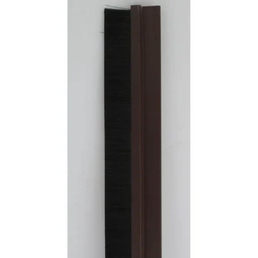 maxibazar Bas De Porte Adhesif Brosse 93 Cm Marron- Boudins De Porte