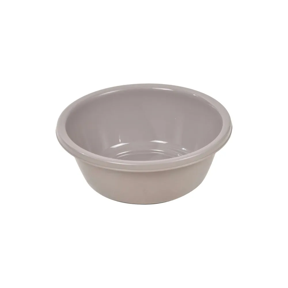 Soin Du Linge|* Bassine Ronde 2.5L D.24X9.5Cm Taupe