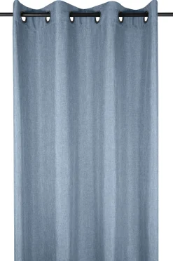 maxibazar Bea Rideau Oeillets 140X260Cm Ecume- Rideaux Textures Et Coussins