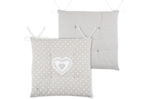 maxibazar Berenice Galette 4 Points 40X40X1.5Cm Naturel- Galettes De Chaise