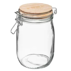 Conservation|Five Bocal Verre Avec Mots 1L