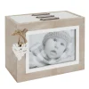 maxibazar Boite 3 Albums Photos Coeur Rattan- Cadres Et Accessoires Photos
