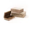 maxibazar Boite Bois Manguier Grand Modele- Objets De Decoration