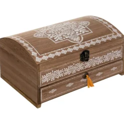 Atmosphera Boite Couture Folk- Objets De Decoration