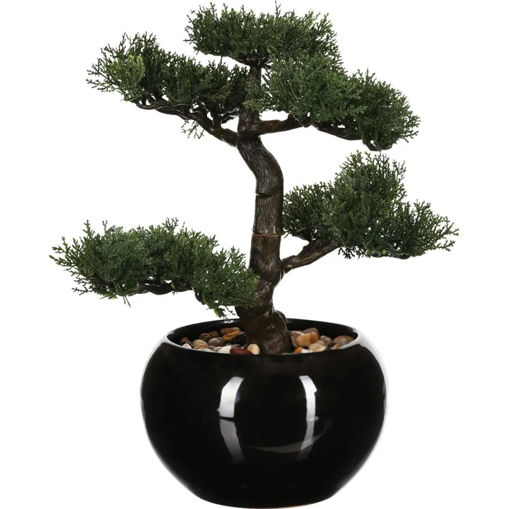 Atmosphera Bonsai Pot Ceramique H.36Cm- Fleurs Et Plantes En Pot