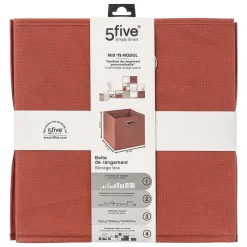 Mobiliers Modulables|* Boîte Rangement 31X31Cmcm Terre Sienne