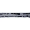 maxibazar Boudin De Porte Simple Bourrelet 80Cm Bande Agrip Bienvenue- Boudins De Porte
