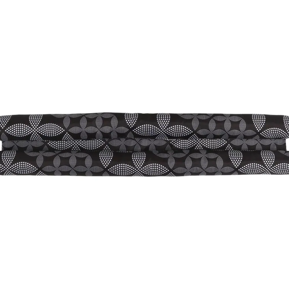 maxibazar Boudin Porte Double Bourrelet 80Cm Harmony Noir- Boudins De Porte