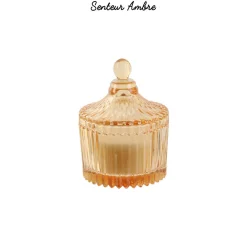 maxibazar Bougie Boheme Ecrin En Verre 6.5X9Cm- Bougies Et Diffuseurs Deco