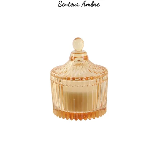 maxibazar Bougie Boheme Ecrin En Verre 6.5X9Cm- Bougies Et Diffuseurs Deco
