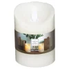 Atmosphera Bougie Led Blanc Casse 205G- Bougies Led