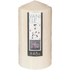 Atmosphera Bougie Parfumee Ronde 395G Vanille 7X14Cm- Bougies Parfumees Nina