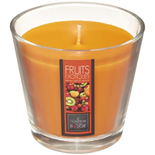 maxibazar Bougie Parfumee Verre Exotique Nina 190G- Bougies Parfumees Nina