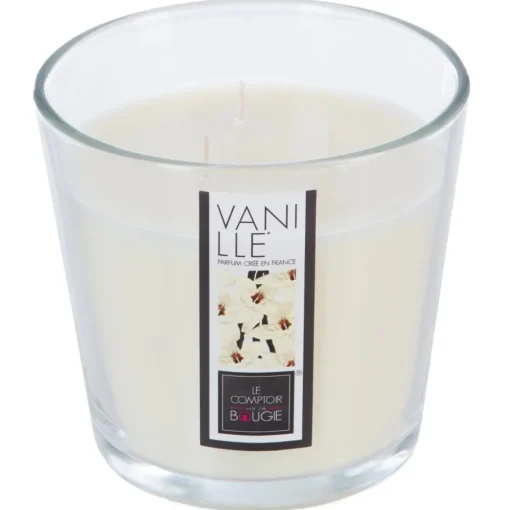Atmosphera Bougie Parfumee Verre Gm 500G Vanille- Bougies Parfumees Nina