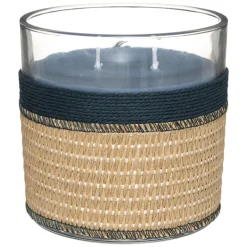 maxibazar Bougie Parfumee Verre Textile Bloom 270G- Bougies, Senteurs Et Accessoires