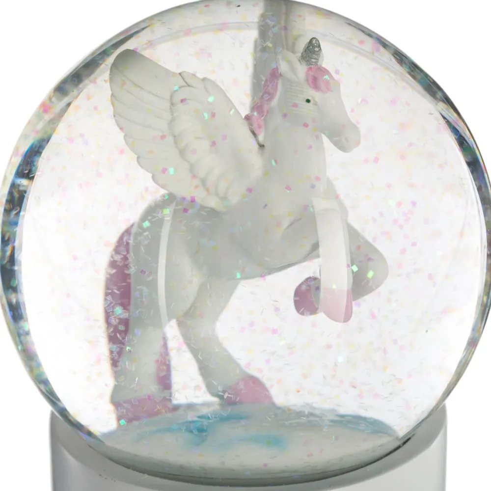 Atmosphera Boule A Neige Licorne D.10Cm- Objets De Decoration Pour Enfant