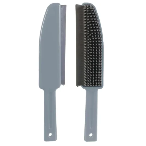 Bazar Malin|* Brosse De Nettoyage Avec Raclette Caoutchouc