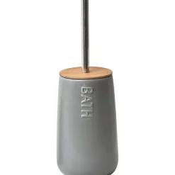 Accessoires Wc|* Brosse Dolomite Ronde Bath Gris Bambou