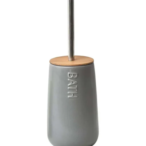 Accessoires Wc|* Brosse Dolomite Ronde Bath Gris Bambou