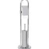 Accessoires Wc|* Brosse Et Derouleur Papier Wc Acier Inoxydable Chrome