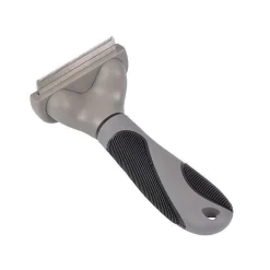 Hygiene Animale|* Brosse Speciale Sous Poils Metal 16Cm Gris Noir