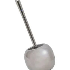 Accessoires Wc|* Brosse Wc Gres Forme Galet Chrome