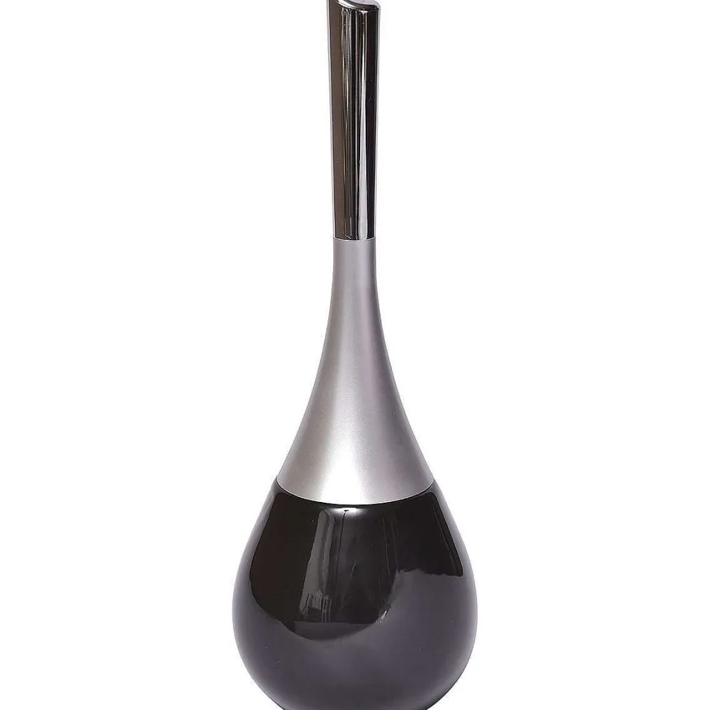 Accessoires Wc|* Brosse Wc Gres Forme Goutte D Eau Noir